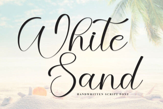 White Sand Script Font - Befonts