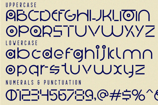 Detailed Artdeco Font preview image 5