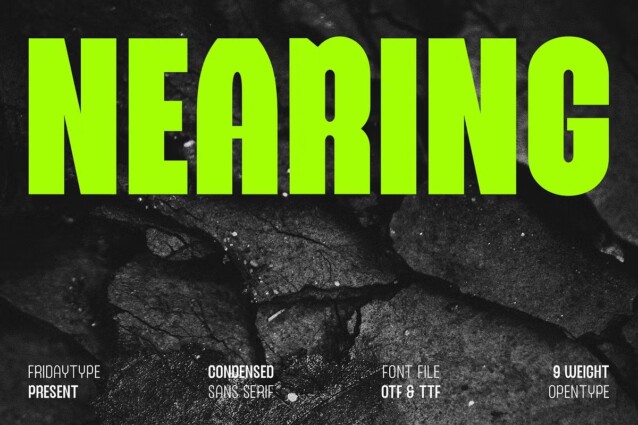 Nearing Font - Befonts
