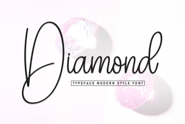 Diamond Script Font - Befonts