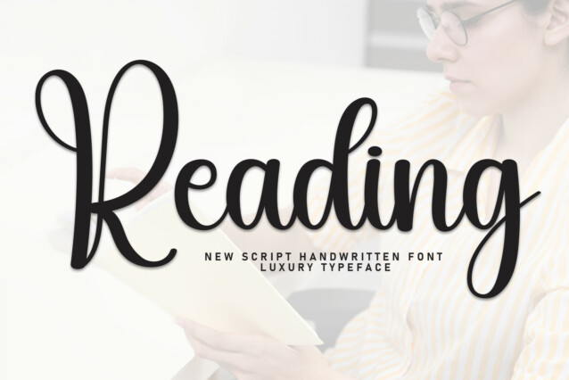 Reading Script Font - Download Free Font