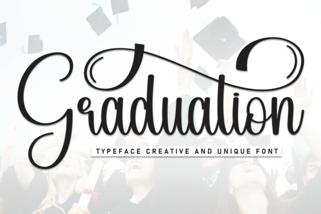 Graduation Calligraphy Font - Befonts