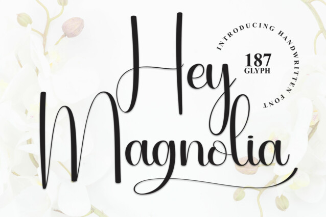 Hey Magnolia Script Font - Befonts