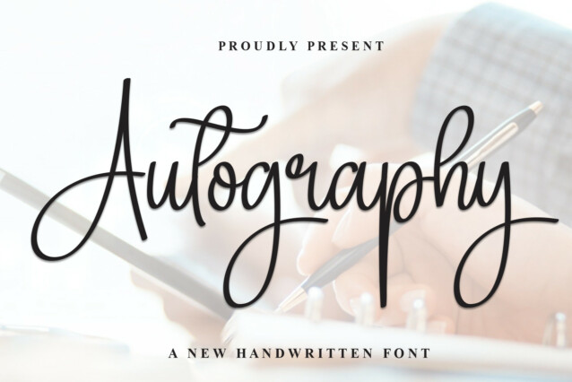 Autography Script Font - Befonts