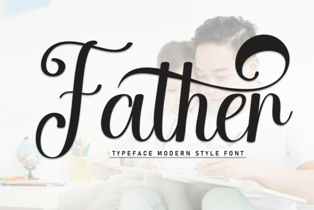 Father Calligraphy Font - Download Free Font