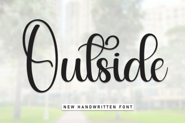 Outside Script Font - Download Free Font