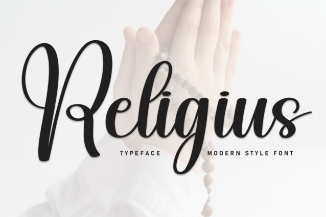 Religius Script Font - Befonts