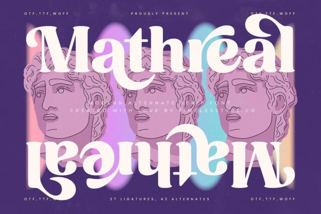 Mathreal Font - Befonts