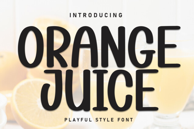 Orange Juice Display Font