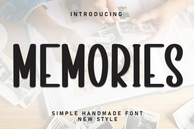 Memories Display Font - Download Free Font