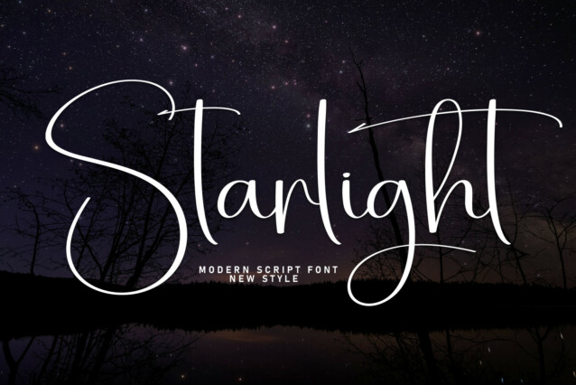 Starlight Calligraphy Font - Befonts