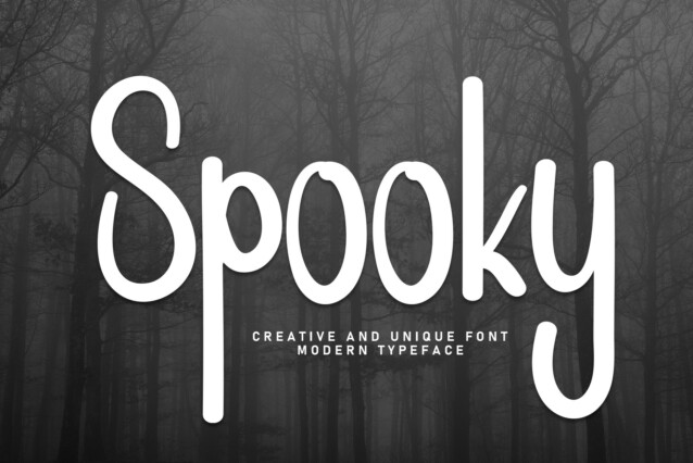 Spooky Display Font - Befonts