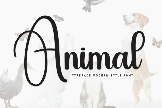 Animal Script Font - Befonts