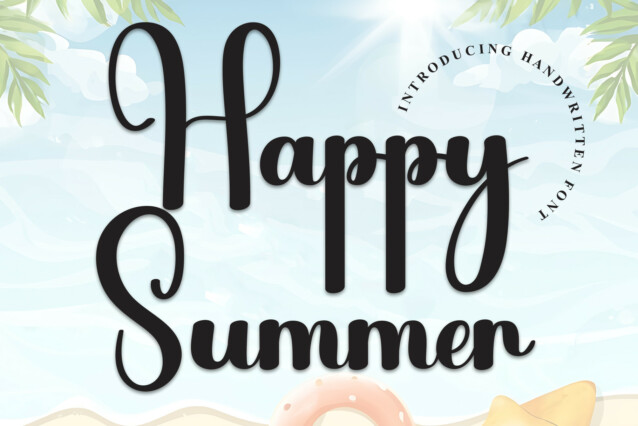 Happy Summer Script Font - Befonts