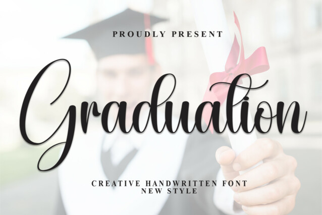 Graduate Script Font Graduation Script Font - Befonts