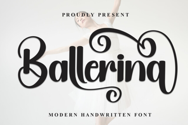 Ballerina Script Font - Befonts