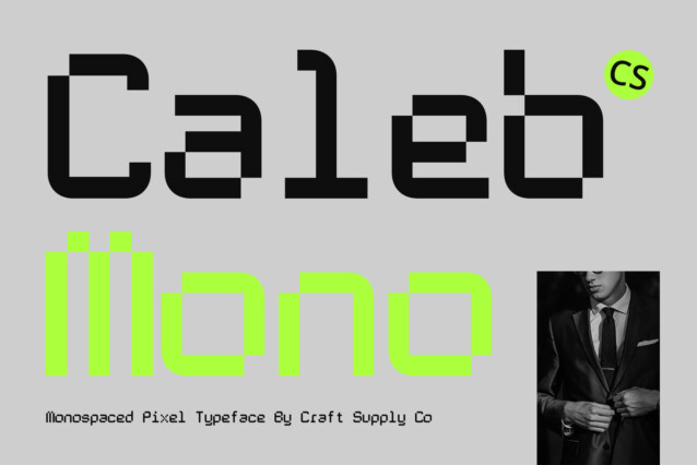 Caleb Script CS Caleb Mono Font - Befonts