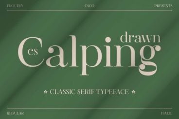 CS Calping Drawn Font