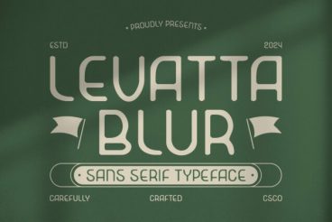 Levatta Blur Font