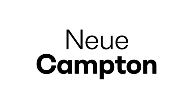 Neue Campton Font Family - Befonts