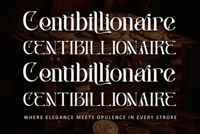 Centibillionaire Font - Befonts