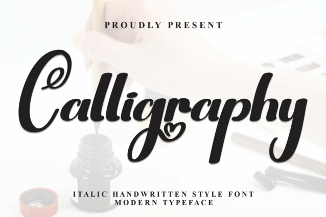 Calligraphy Script Typeface - Befonts
