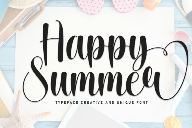 Happy Summer Script Font - Download Free Font