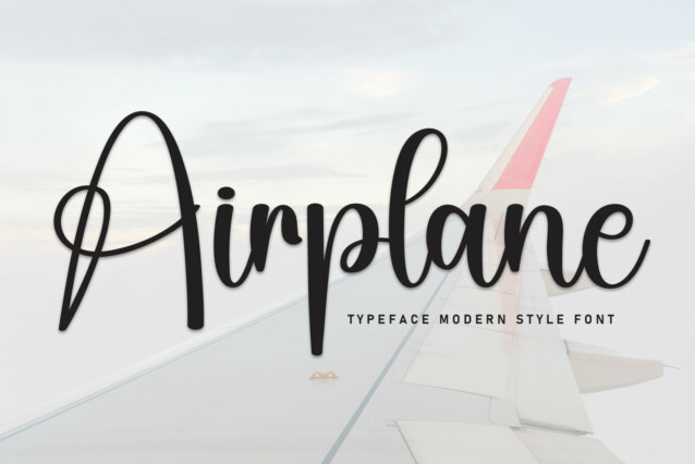 Airplane Script Font - Download Free Font
