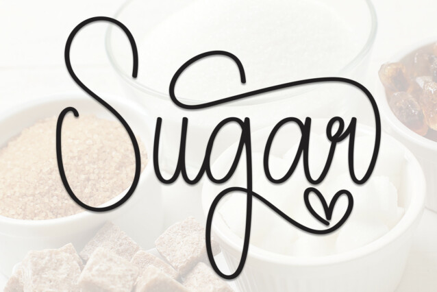 Sweet Sugar Script Sugar Script Font - Befonts
