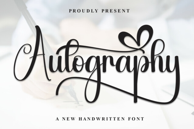 Autography Script Font - Befonts