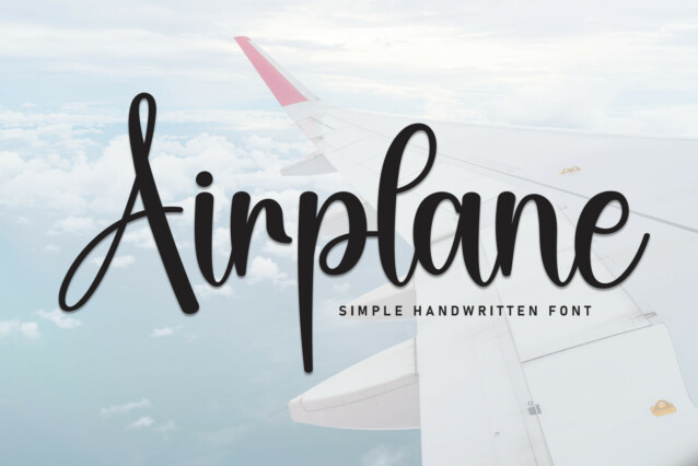 Airplane Script Font - Download Free Font