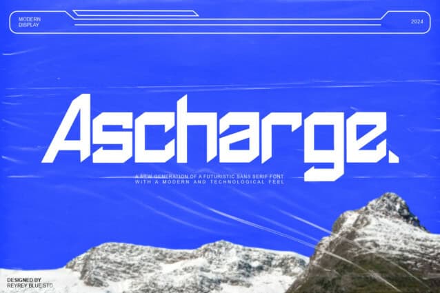Ascharge Font - Befonts