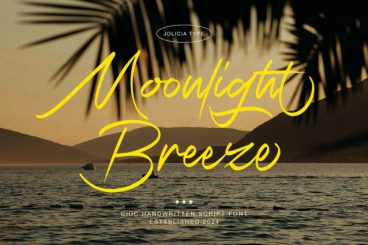 Moonlight Breeze Font