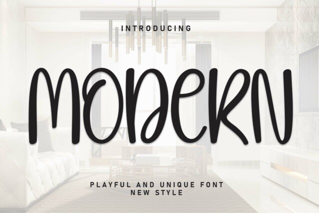 Modern Display Font - Download Free Font