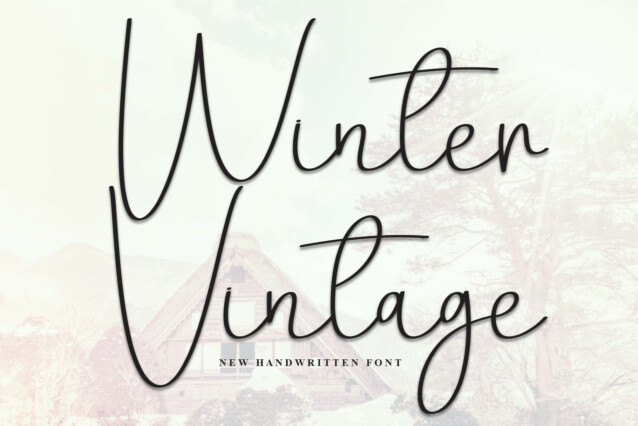 Winter Vintage Script Font - Befonts