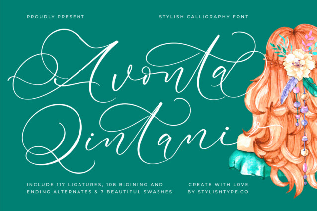 Avanta Text Avonta Qintani Font - Befonts