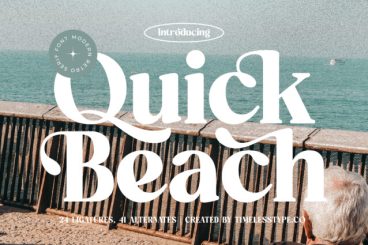 Quick Beach Serif Font