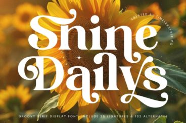Shine Dailys Serif Font