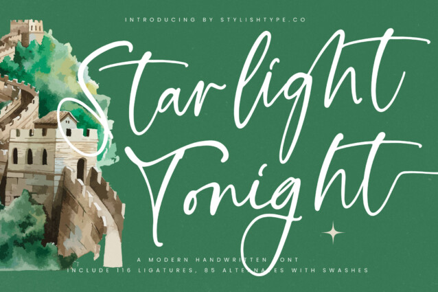 Starlight Tonight Font - Befonts