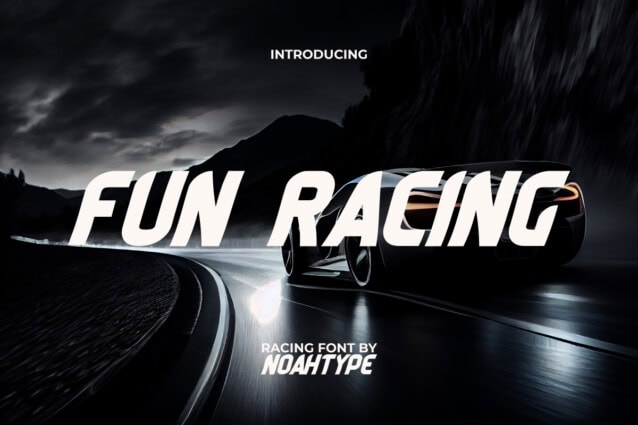 Fun Racing Font - Befonts