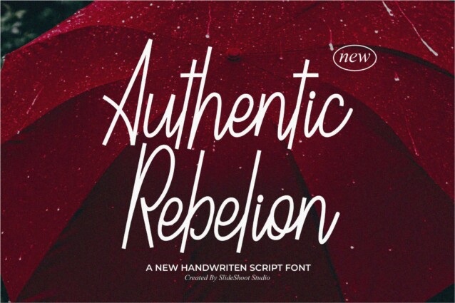 Authentic Rebelion Font