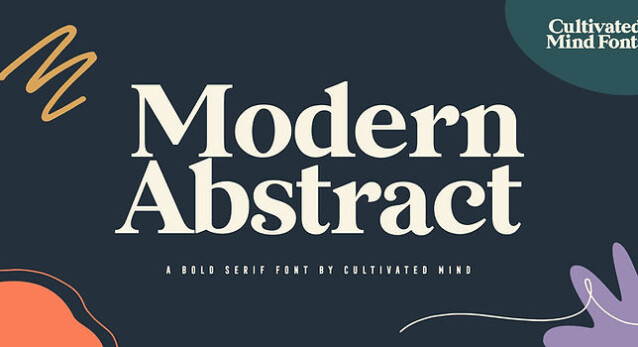 Abstract Modern Font Rounded Modern Abstract Font - Befonts