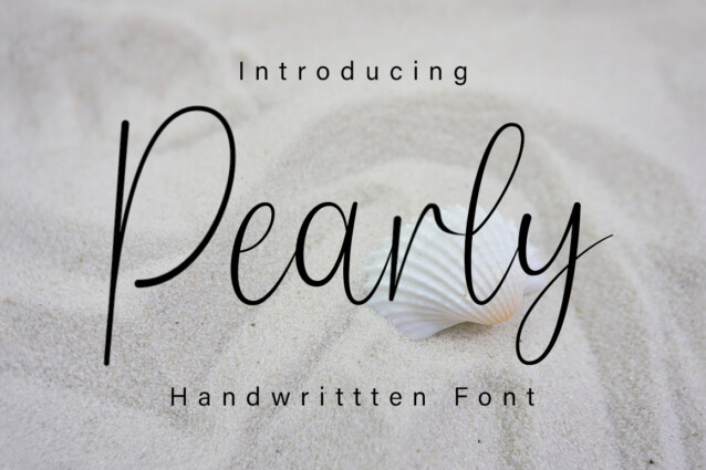 Pearly Script Font - Befonts