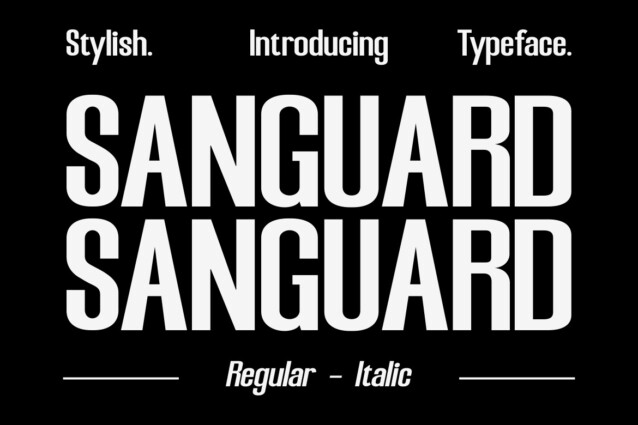 Sanguard Font - Download Free Font