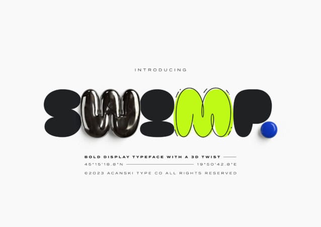 Swomp Font - Befonts