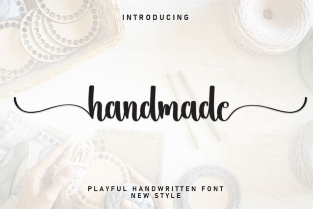 Handmade Script Typeface - Befonts