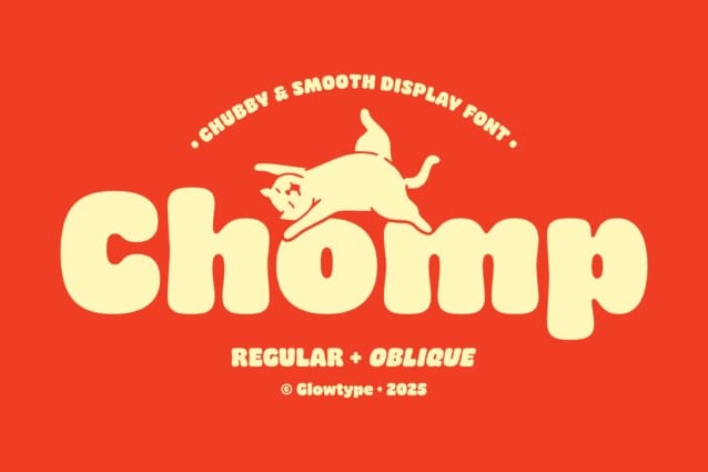 Chomp Typeface - Befonts