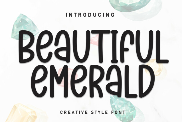Beautiful Emerald Display Font - Download Free Font