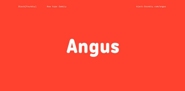 Angus Font Family - Download Free Font