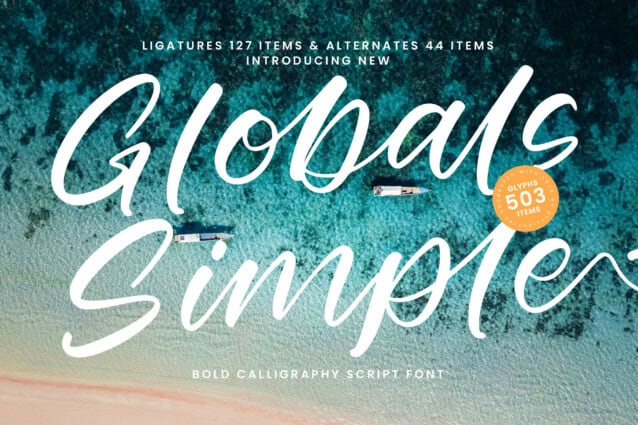 Globals Simple Script Font - Befonts
